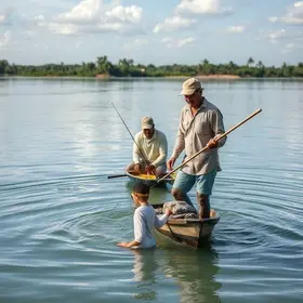 Pescadores da Lagoa de Araruama