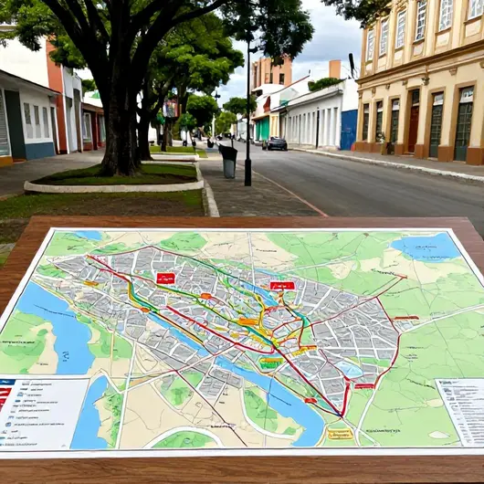 Mapa Turístico de Belém