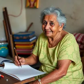 Aos 90 anos, Eunice Oliveira Silva reencontra nos estudos um sonho antigo em Araruama Eunice Oliveira Silva reencontra seus sonhos em Araruama