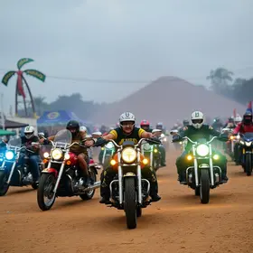 Moto Rock toma conta de Araruama com três dias de shows, encontro de motoclubes e jogo do Brasil em telão Moto Rock