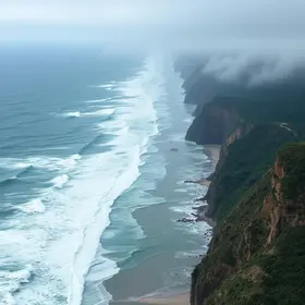 Inmet tem alerta de ventos para todo o litoral de SP e parte da costa do RJ para esta quarta alerta de ventos